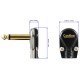8 Castline Gold Mogami 2524 Guitar Pedal Board Effects Switcher Patch Cable 14 TS Low Profile and Short Barrel Connectors